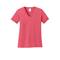 Port & Company® Brights Core Cotton V-Neck Ladies T-Shirt